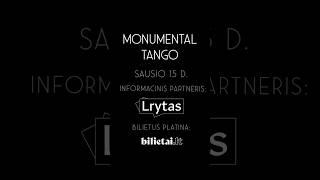 Monumental Tango | Vilnius | Sausio 15 d. #tango #monumentaltango #tenor #piano #concert #dance