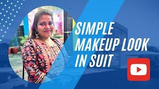 Makeup look in suit #summer #beautytips #makeup #suitlover #suitmakeuplook #dipti_vlog #maybelline