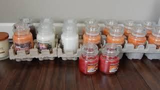 My Yankee Candle Collection... What's left of it anyway