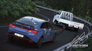 N 잡는 배추 배달 드리프트 I 아세토 코르사 I Initial D Bongo Drift I Assetto corsa