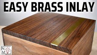 Metal Inlay in Wood | Add Brass to Your Woodworking Project