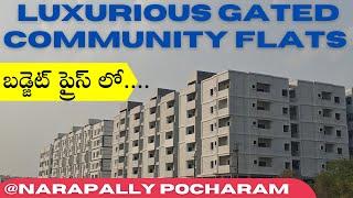 Pocharam Residential Projects, 2BHK, 3BHK Gated Community Flats for middle class | Ram Properties