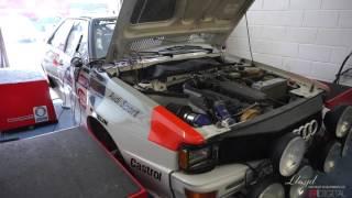 Audi Quattro Rally Car on Dynapack Chassis Dyno