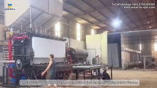 4m EPS vacuum block molding machine in Vietnam