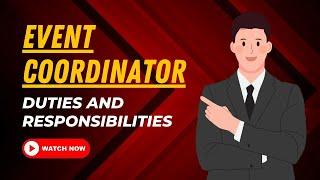 Event Coordinator Duties And Responsibilities