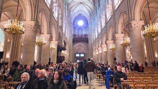 Visite de Notre-Dame de Paris  - Inside Notre-Dame after reopening