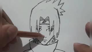 Drawing sasuke