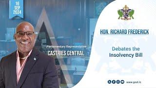 Hon. Richard Frederick Debates the Insolvency Bill