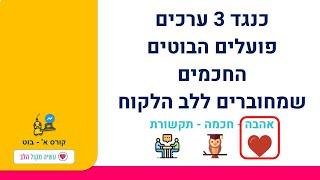 איך לבנות בוט שלא מעצבן לקוחות מביא ערך ללקוח ויוצר יותר מעורבות בשיחה - מיני קורס - ערך האהבה