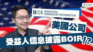 美国公司受益人信息披露BOIR，美国2024新法对企业主究竟有多大的影响！？BOIR新规全网最详细解读 ｜ 美国公司系列视频6