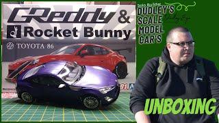 Aoshima - Toyota GT86 - GReddy & Rocket Bunny - Unboxing