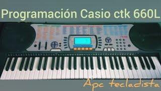 programación brass y sonidos organo teclado casio ctk 660 L tutorial para ministerio de alabanza