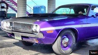 Which is FASTER ??  440 6 Pack Challenger or 426 Hemi Road Runner 1/4 Mile Drag Video - Road TestTV®