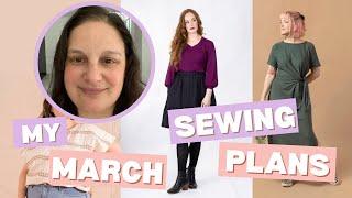 My March sewing plans & some recent purchases #SundaySews ep.3