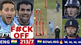 Ajit Agarkar Destroy England |  India vs England 4th odi  2007 Most Shocking india bowling 