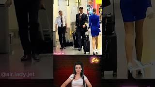 ️ Air Lady Jet: Gökyüzüne İmzasını Atan Kadın! #airladyjet #sokakstili #kadınpilot #kostüm