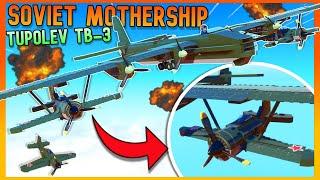 This 'HUGE' Soviet Flying AIRCRAFT CARRIER! Was REAL! So I BUILT ONE! | Trailmakers Multiplayer