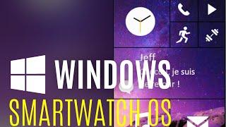 Smartwatch Windows OS Concept