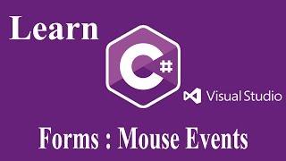 10 من 16: احداث الماوس في السي شارب C# Mouse Events