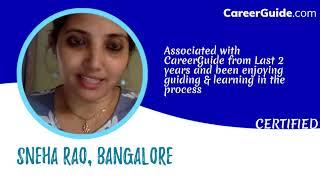 Sneha Rao - Career Counsellor From Hyderabad Speaks About CareerGuide