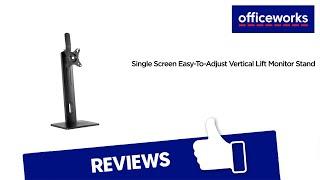 Brateck Single Screen Adjustable Monitor Stand