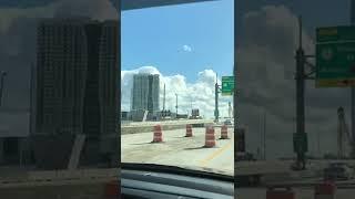 Entering into Miami, Florida