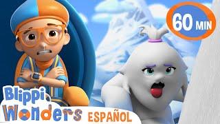 El monstruo de la Montaña | Blippi Wonders | Caricaturas para niños | Dibujos Animados Educativos