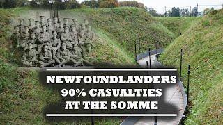 Somme Battlefield Tour - Trenches at Newfoundland Memorial Park