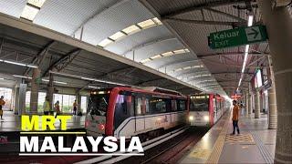 NAIK MRT  MALAYSIA DARI STASIUN Chan Sow Lin SAMBUNG NAIK MONOREL  KE PUSAT KOTA QUIL CITY MALL