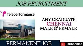 Teleperformance Job Vacancy||Male & Female||Chennai Jobs||Ambattur Jobs||Mnc Jobs||Permanent Jobs||