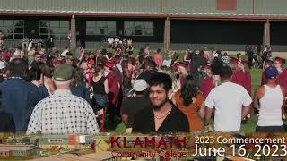 Klamath Community College Commencement 2023 ceremony (6-16-2023)