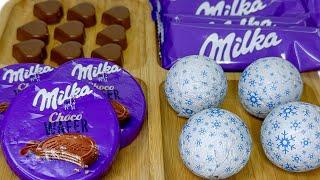 Milka platter | Filling platter with Milka sweets 