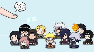 Naruto Characters vs Finger | Complete Edition