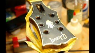 headstock touch ups using nitrocellulose lacquer