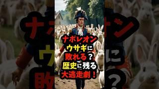 ナポレオンウサギに敗れる？歴史に残る大逃走劇！ #雑学 #歴史 #shorts