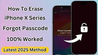 How To Erase iPhone X Series Passcode Without Apple iD! How To Erase iPhone X Series Passcode