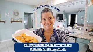 Day in my Life as a Homeschooling Homemaker: Come Chat with a Friend while we make dinner!