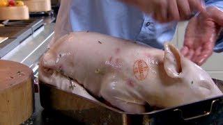 Matt Tebbutt's Roasted Suckling Pig with Beetroot & Potatoes