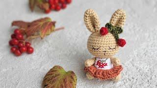 how to crochet a BUNNY GUELDER ROSE (Ukrainian kalyna), detailed tutorial