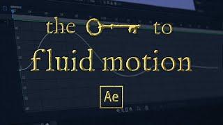 the key to fluid motion in after effects — the speed & value graph