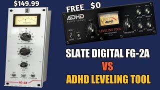 Slate Digital FG-2A vs ADHD Levelling Tool || On Drumkit