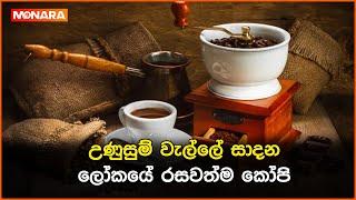 උණුසුම් වැල්ලේ සාදන ලෝකයේ රසවත්ම කෝපි || #turkeycoffee