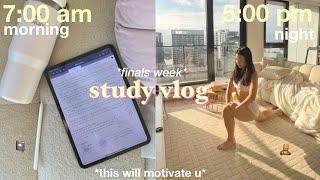 STUDY VLOG ‧₊˚️ final exams, fall reset routine & staying consistent with healthy habits