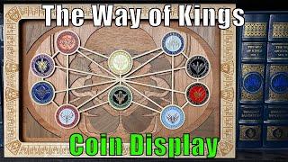 Knights Radiant Order Coin Display by Dragon Wood Shop