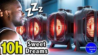 FALL ASLEEP INSTANTLY with THIS White Noise |  Four Intense Heater Sounds to Sleep or Study