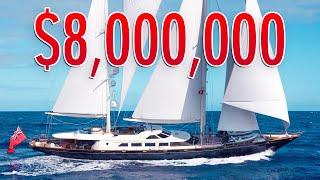 Inside a $8,000,000 Luxury Sailing Yacht