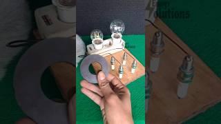 New Generator Free Energy Self Running With Spark Plug | Easy and Simple Tricks