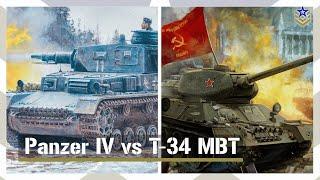 WWII Tank Showdown: Panzer IV vs T-34