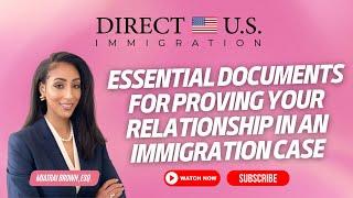 Essential Documents for Immigration Proving Your Relationship | Immigration Proof of Relationship