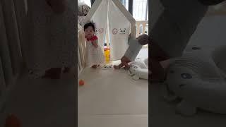 哥哥直接躺平#哥哥妹妹的日常 #带娃日常